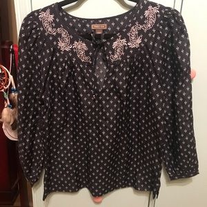 Point Sur long sleeve blouse